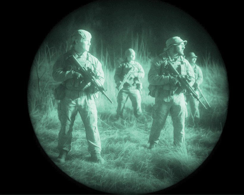 AAD night vision monocular during setup