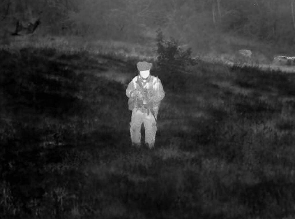 AAD thermal monocular in use