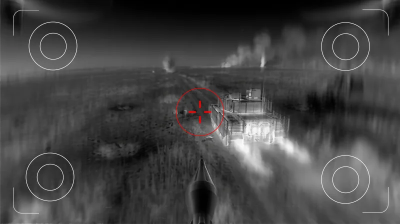 Typical thermal lens center-only sharpness sample